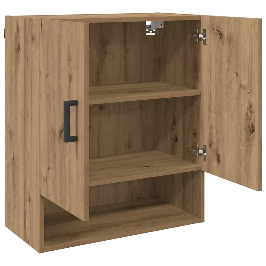 Meuble mural 60 x 31 x 70 cm Bois d'ingénierie chêne artisanal - 5