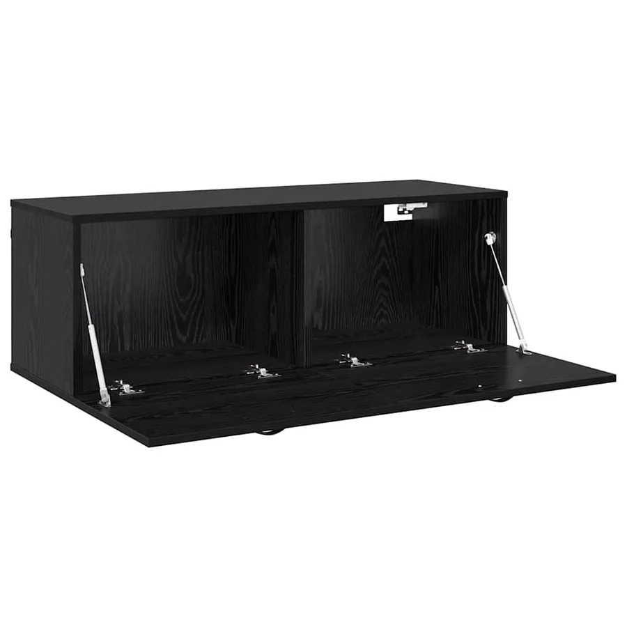 Armoire Murale Chêne noir 100 x 36,5 x 35 cm Bois d'ingénierie - 5