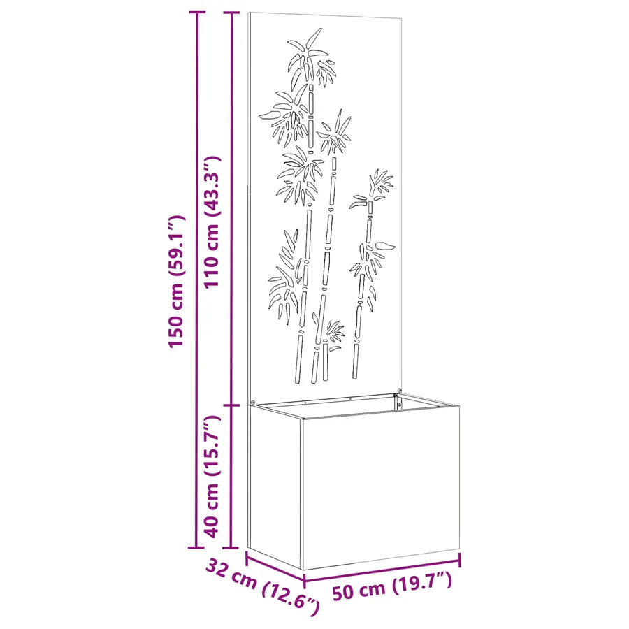 Écran de confidentialité de jardin Vert olive 50 x 150 cm - 9