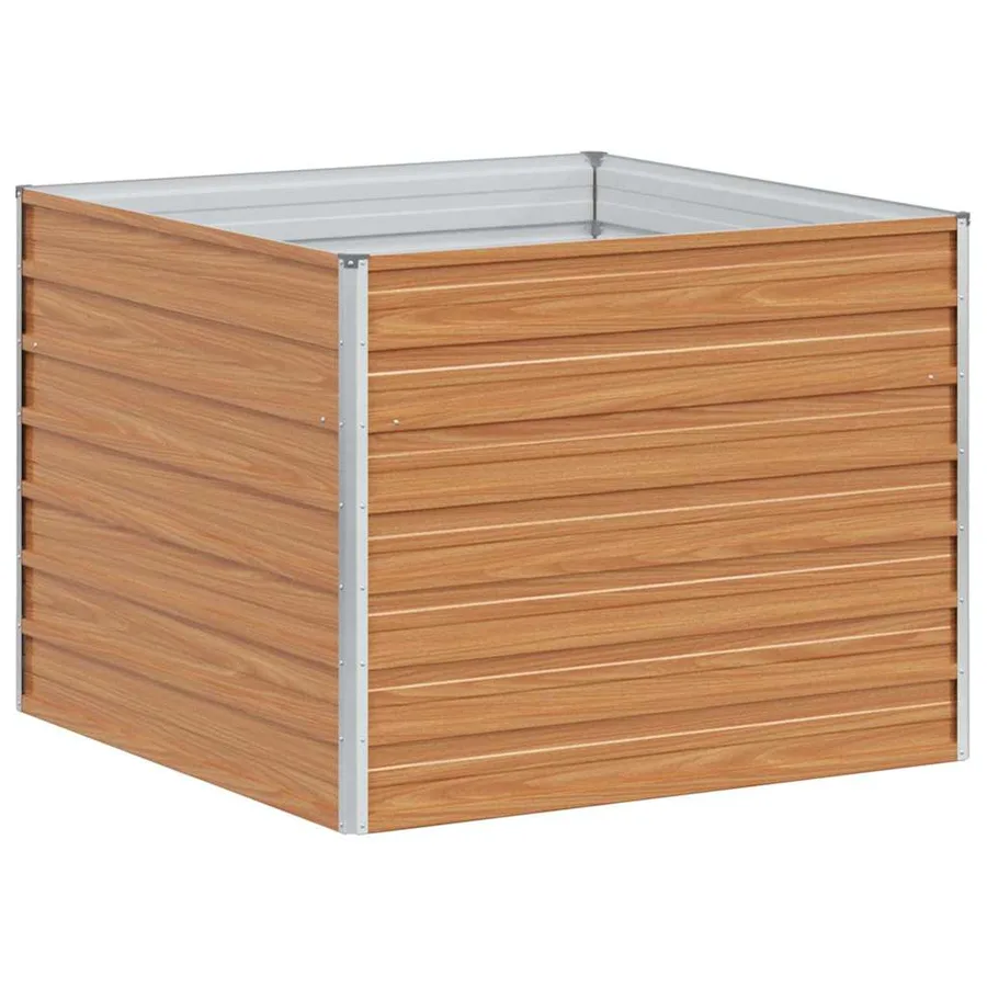 Jardinière surélevée Marron Clair 100 x 100 x 77 cm - 2