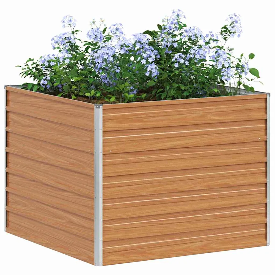 Jardinière surélevée Marron Clair 100 x 100 x 77 cm - 3