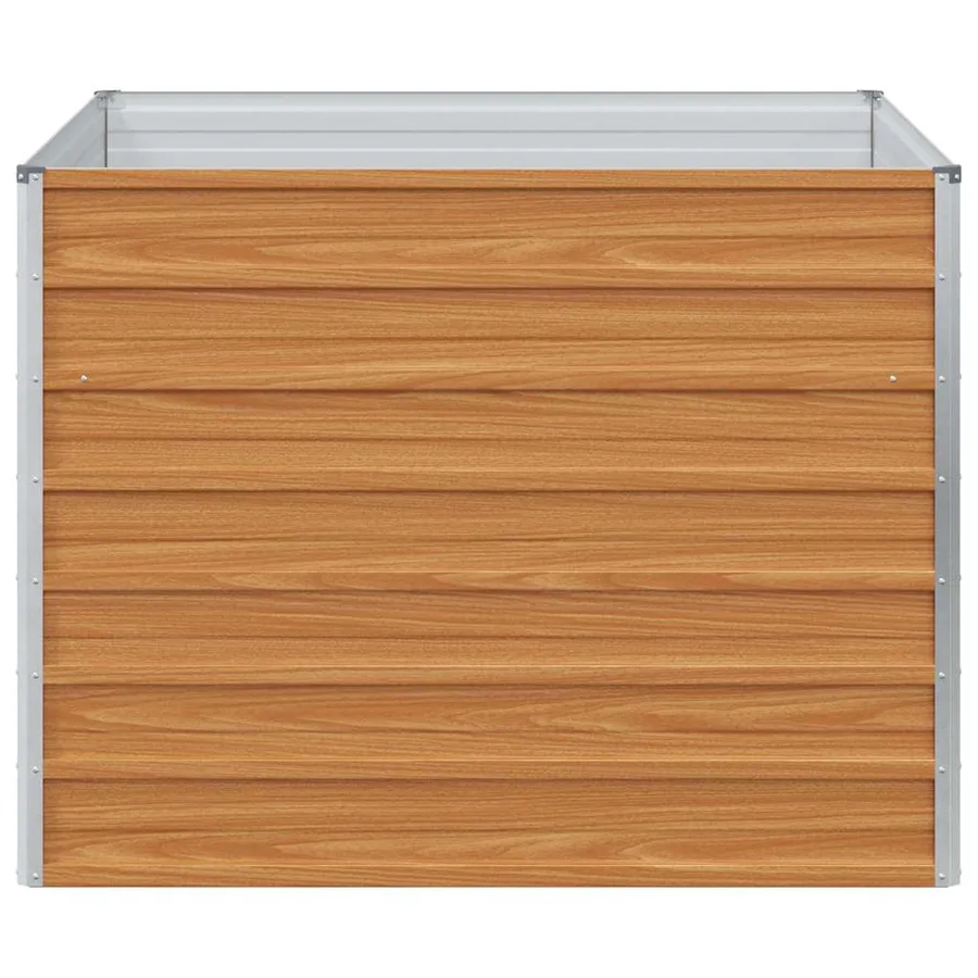 Jardinière surélevée Marron Clair 100 x 100 x 77 cm - 5