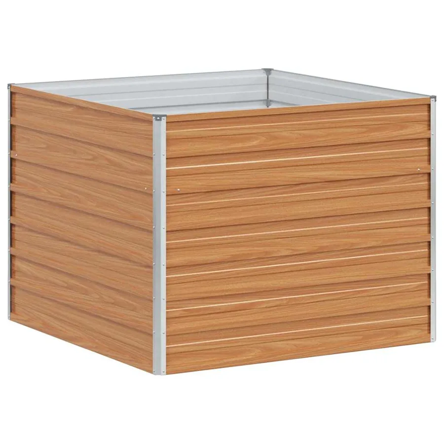 Jardinière surélevée Marron Clair 100 x 100 x 77 cm - 7