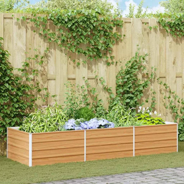 Jardinière surélevée Marron Clair 240 x 80 x 45 cm
