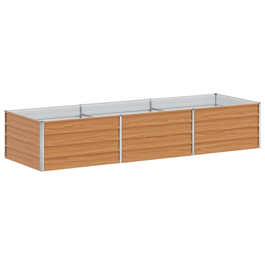 Jardinière surélevée Marron Clair 240 x 80 x 45 cm - 2