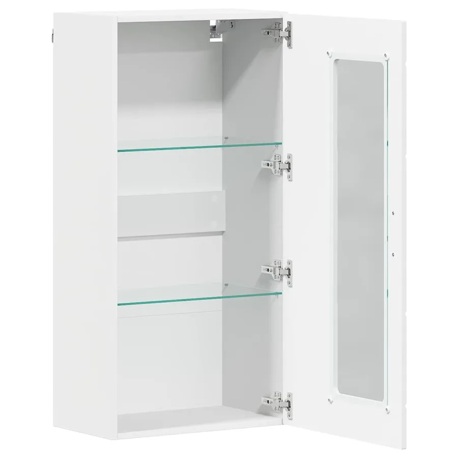 Cabinet en Bois Blanc 50 x 29 x 100 cm Bois d'ingénierie - 5