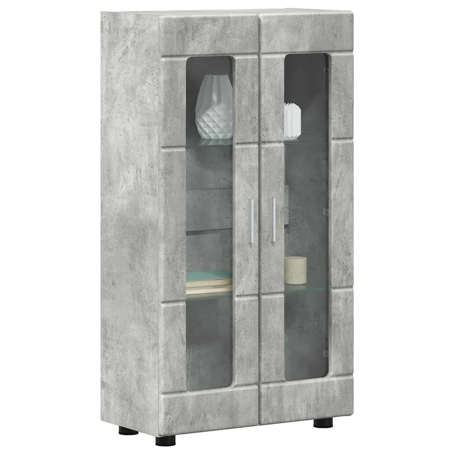 Buffet FLORIN Gris béton 55,5 x 29 x 100 cm Bois d'ingénierie - 3