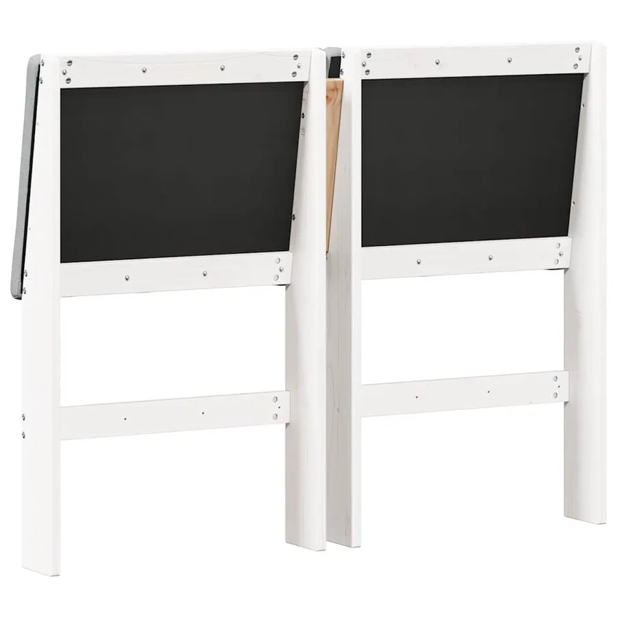 Tête de lit capitonnée Gris clair 120 cm Pin massif - 6