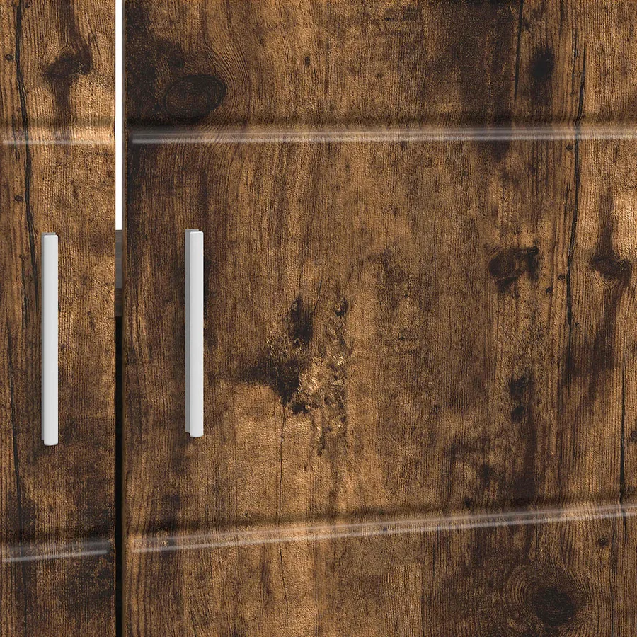 Ensemble d'armoire de salle de bain TULUM Chêne fumé - 8