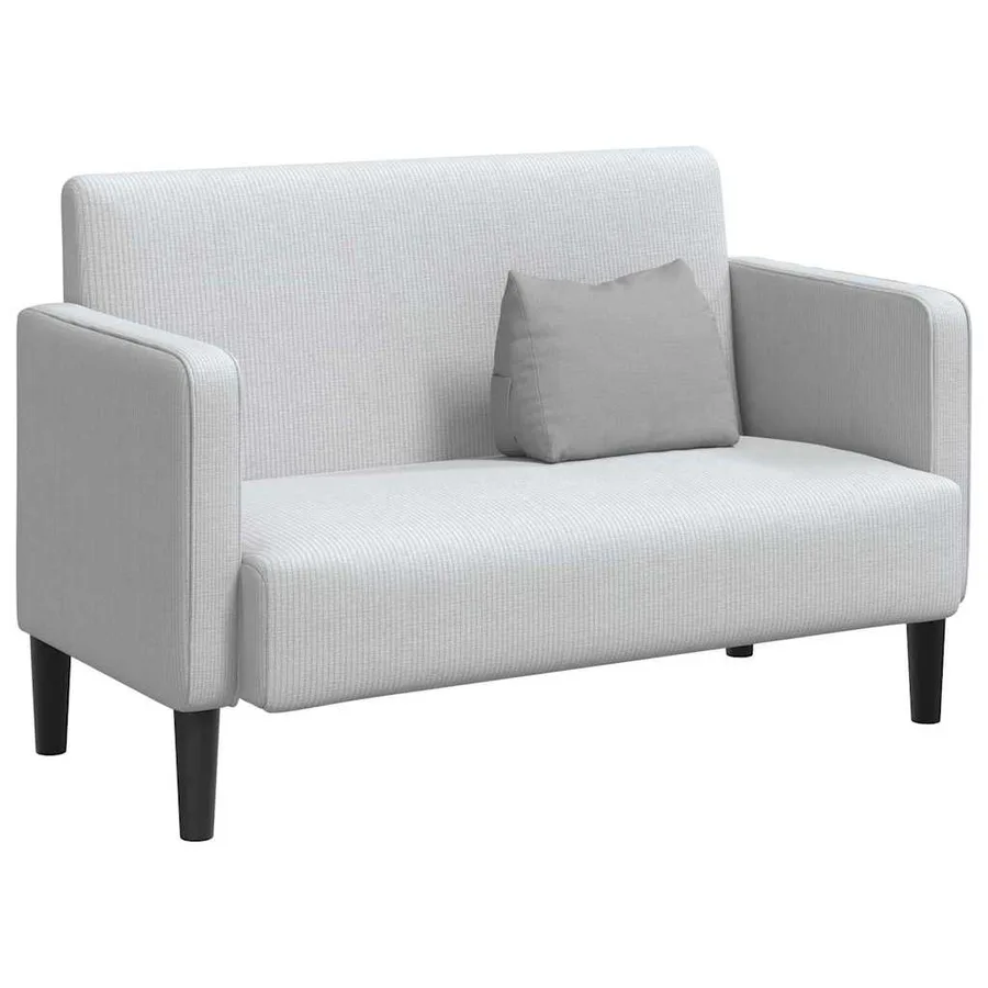 Coussin de Dos Gris nuage 45 x 20 x 35 cm tissu - 3
