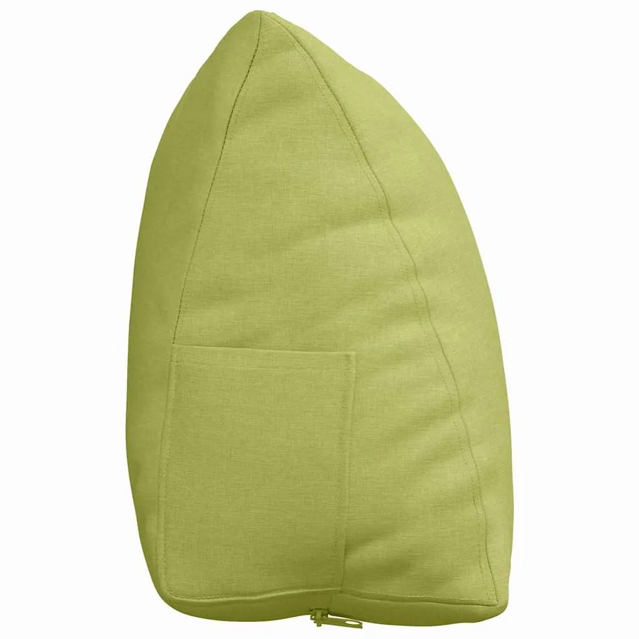 Coussin de Dos Vert clair 60 x 20 x 50 cm tissu - 7