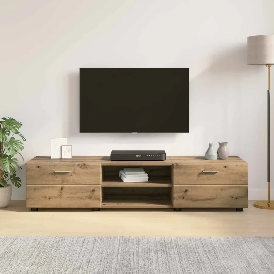 Cabinet en Bois 150 x 39 x 30 cm Chêne artisanal - 4