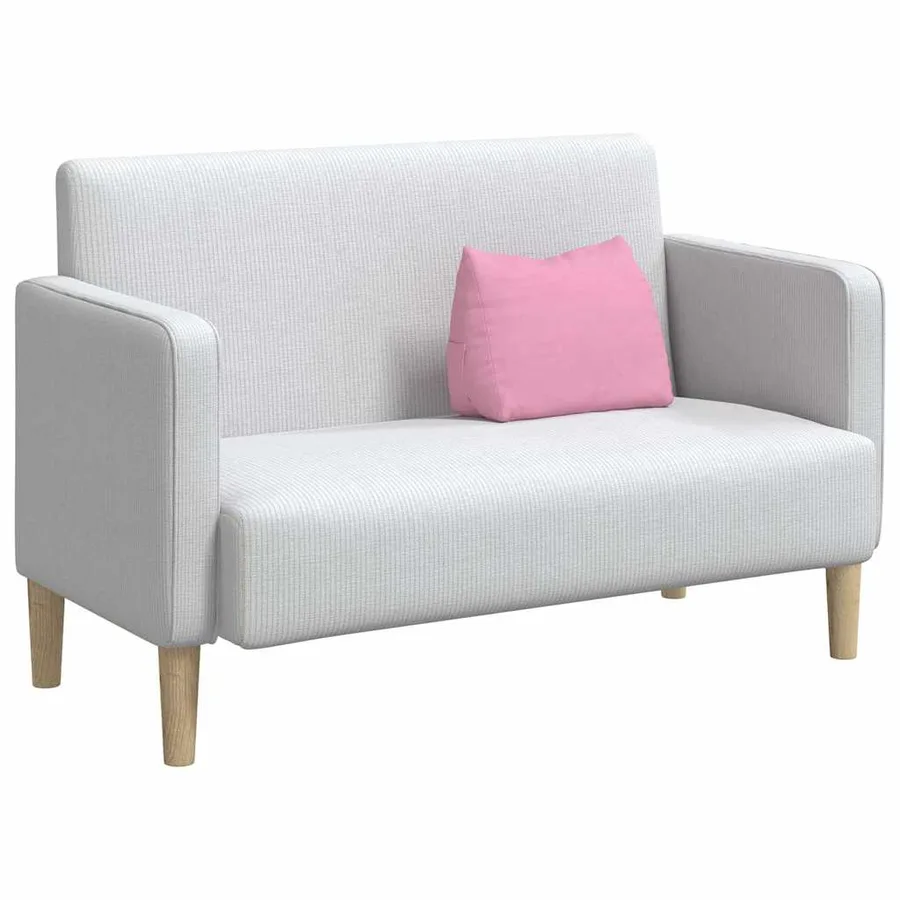Coussin de Dos Rose 45 x 20 x 35 cm tissu - 3