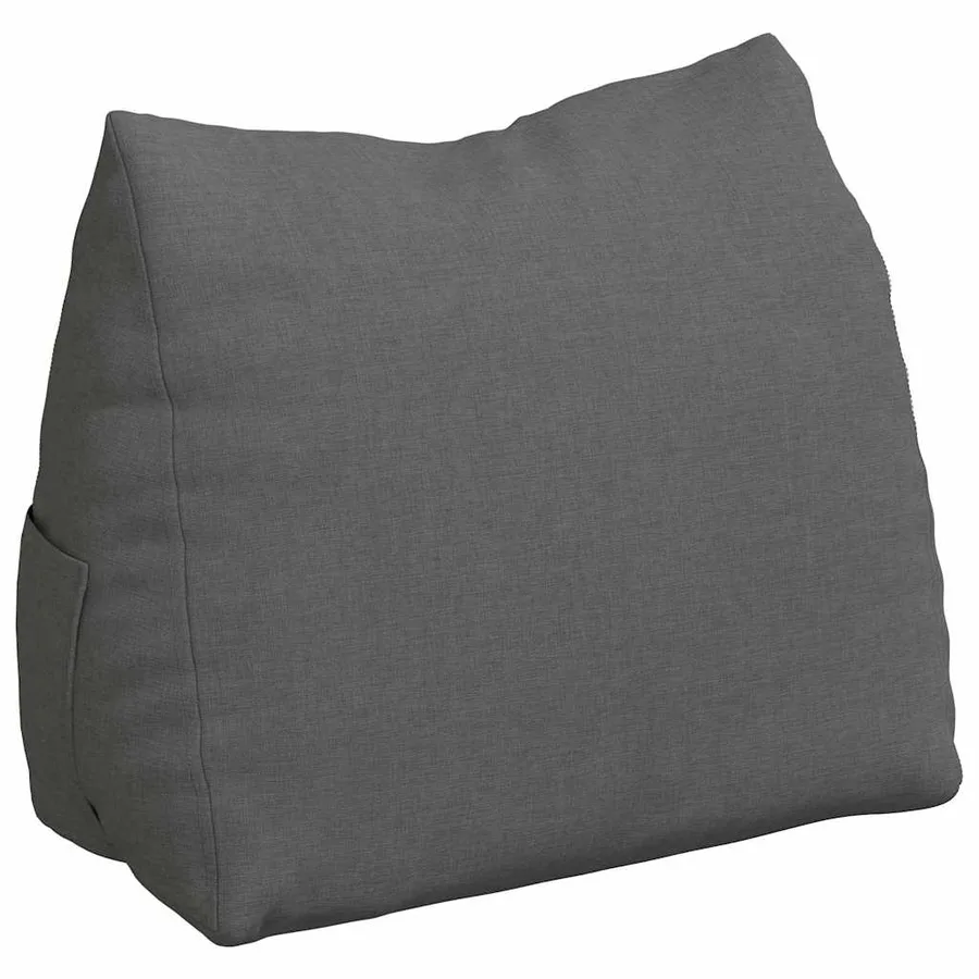 Coussin de Dos Gris foncé 45 x 20 x 35 cm tissu - 2