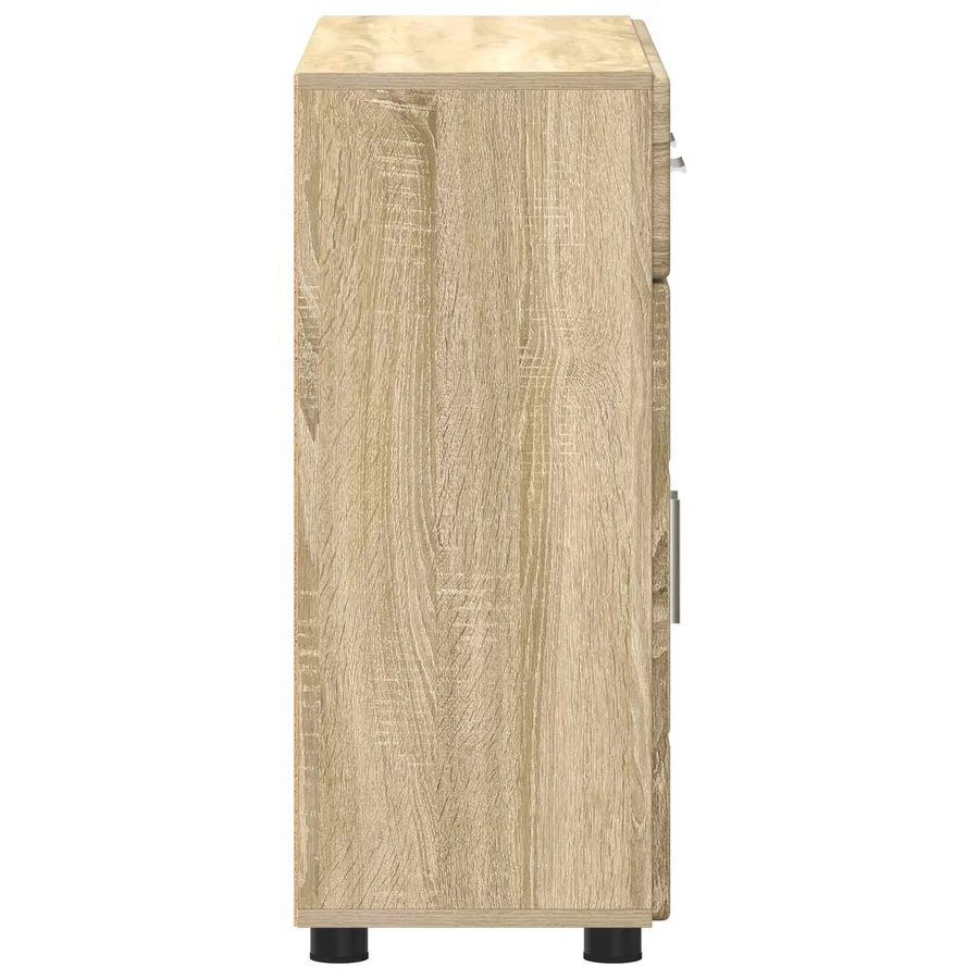 Buffet avec étagère FLORIN Chêne Sonoma 88,5 x 30,5 x 73 cm - 7