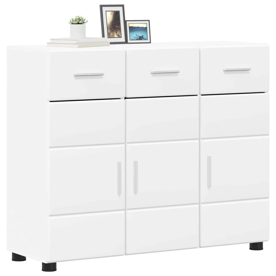 Buffet FLORIN Blanc 88,5 x 30,5 x 73 cm Bois d'ingénierie - 3