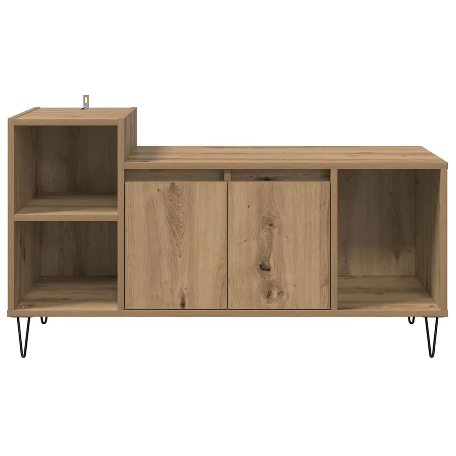 Meuble TV 100 x 35 x 55 cm Chêne artisanal Bois d'ingénierie - 6