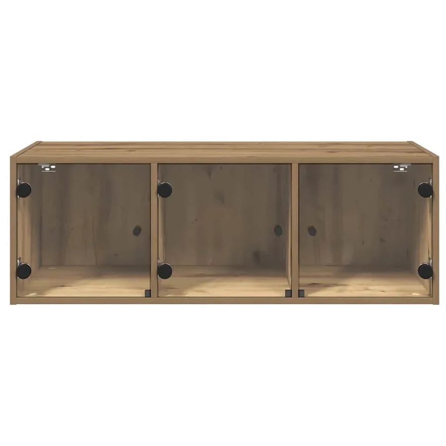 Meuble mural 102 x 37 x 35 cm Bois d'ingénierie Chêne artisanal - 6