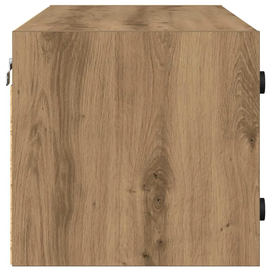 Meuble mural 102 x 37 x 35 cm Bois d'ingénierie Chêne artisanal - 7