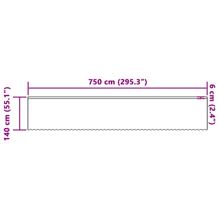 Rideau en Dentelle Floral Blanc 140 x 750 cm Polyester - 8