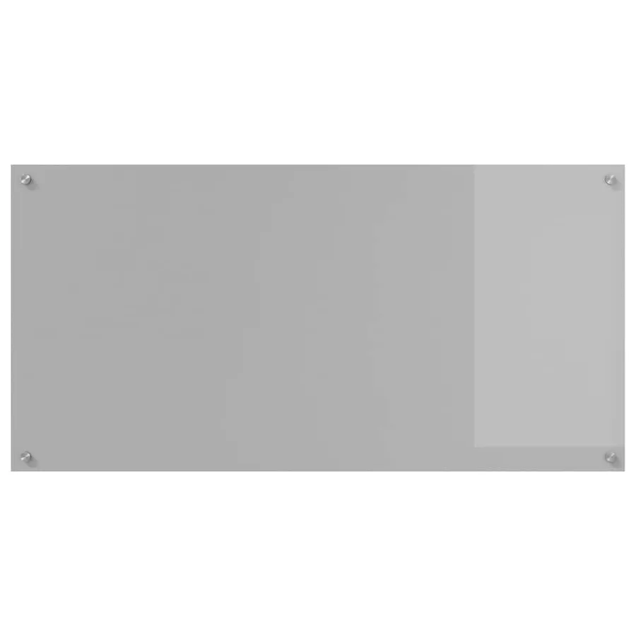Crédence de cuisine 2 pcs Gris clair 120 x 60 cm verre trempé - 4
