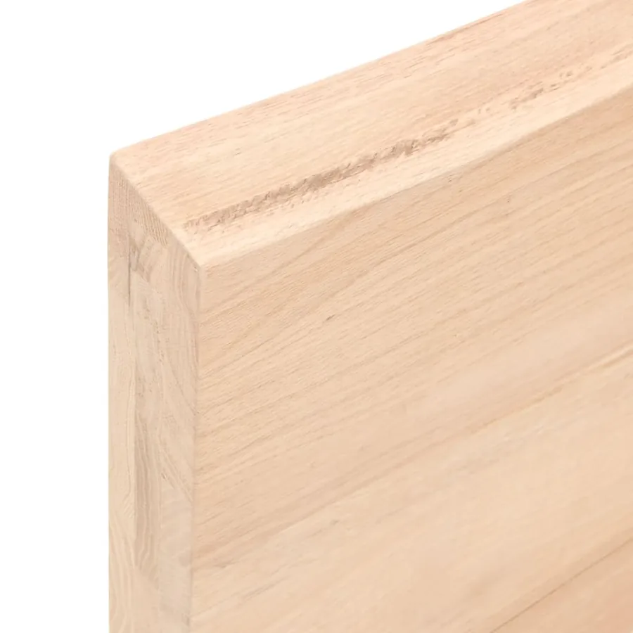 Étagère murale 100x50x(2-6) cm bois de chêne massif non traité - 8