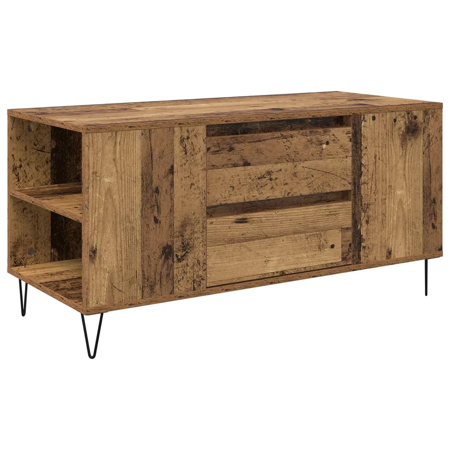 Table basse Bois Ancien 102 x 44,5 x 50 cm Bois d'ingénierie - 2