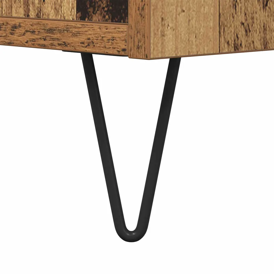 Table basse Bois Ancien 102 x 44,5 x 50 cm Bois d'ingénierie - 8
