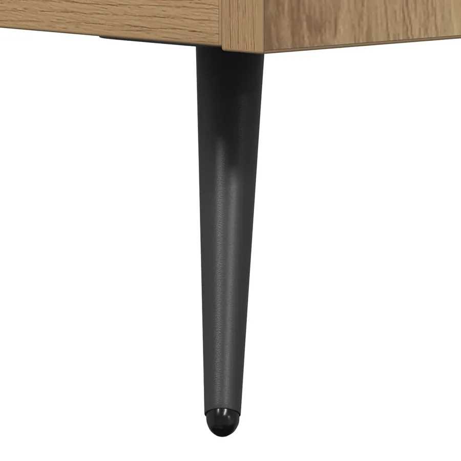 Commode 3-Tiroir Chêne Artisanal 69,5 x 34 x 90 cm - 10