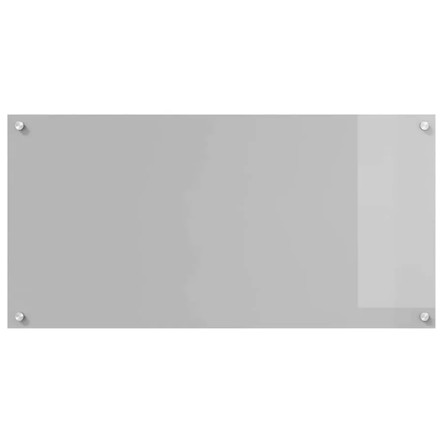 Crédence de cuisine 2 pcs Gris clair 100 x 50 cm verre trempé - 4