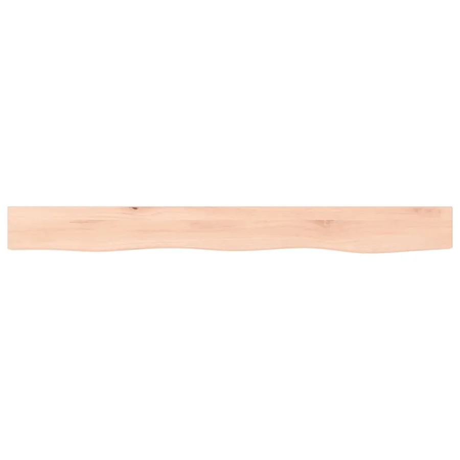 Étagère murale 100x10x6 cm bois de chêne massif non traité - 4