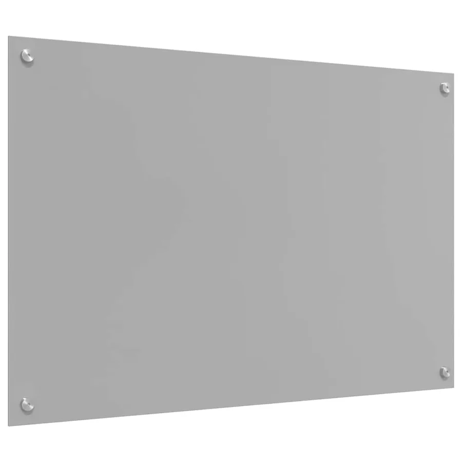 Crédence de cuisine 2 pcs Gris clair 90 x 60 cm verre trempé - 6