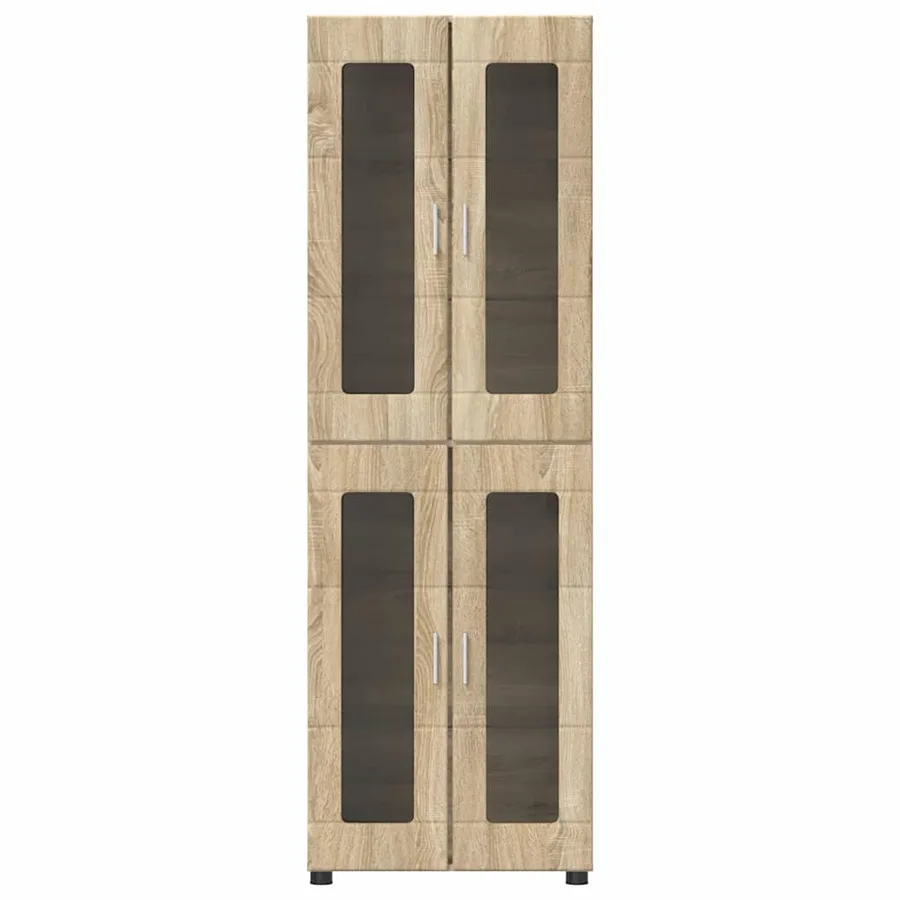 Haut Armoire avec étagère FLORIN Chêne Sonoma 60 x 35 x 182 cm - 6