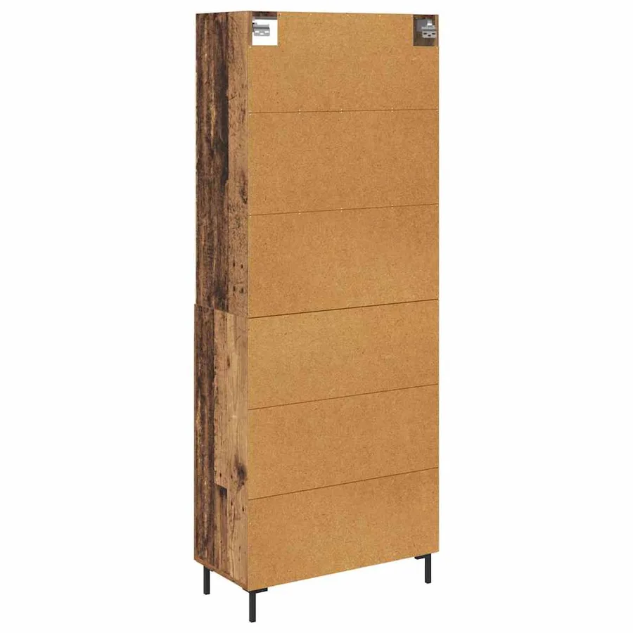 Haut Armoire Bois ancien 69,5 x 34 x 180 cm Bois d'ingénierie - 8