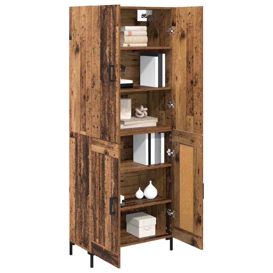 Haut Armoire Bois Ancien 69,5 x 34 x 180 cm Bois d'ingénierie - 3