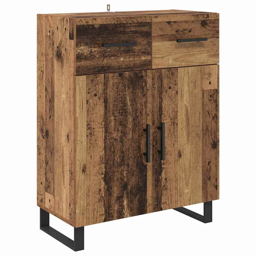 Haut Armoire Bois ancien 69,5 x 34 x 180 cm Bois d'ingénierie - 6