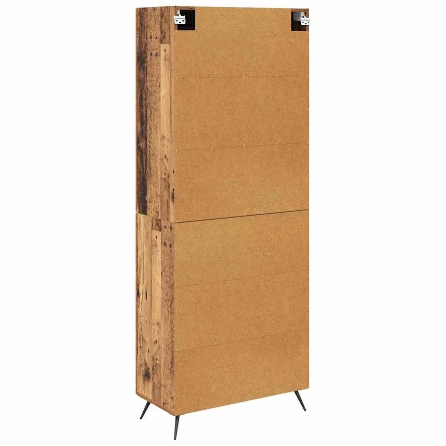 Haut Armoire Bois Ancien 69,5 x 34 x 180 cm Bois d'ingénierie - 10
