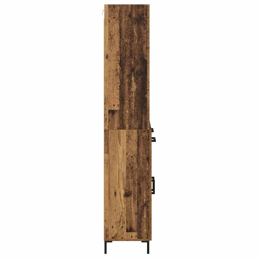Haut Armoire Bois ancien 69,5 x 34 x 180 cm Bois d'ingénierie - 9