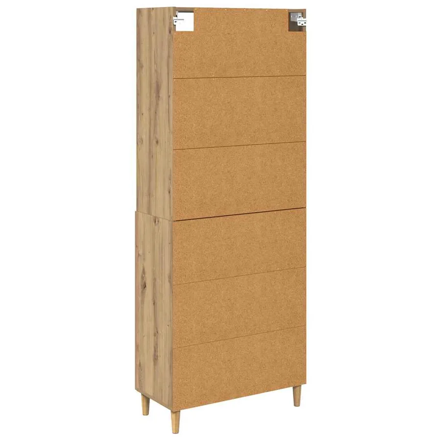 Haut Armoire Chêne artisanal 69,5 x 32,5 x 180 cm - 10