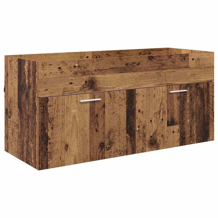 Armoire de salle de bain Bois ancien 100 x 38,5 x 46 cm - 5