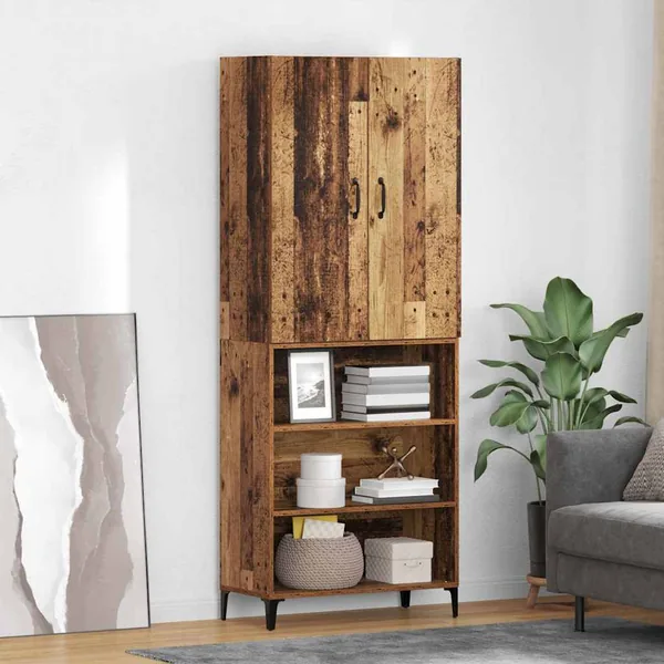 Haut Armoire Bois Ancien 69,5 x 34 x 180 cm Bois d'ingénierie