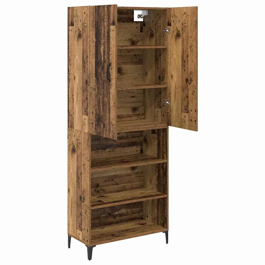 Haut Armoire Bois Ancien 69,5 x 34 x 180 cm Bois d'ingénierie - 5