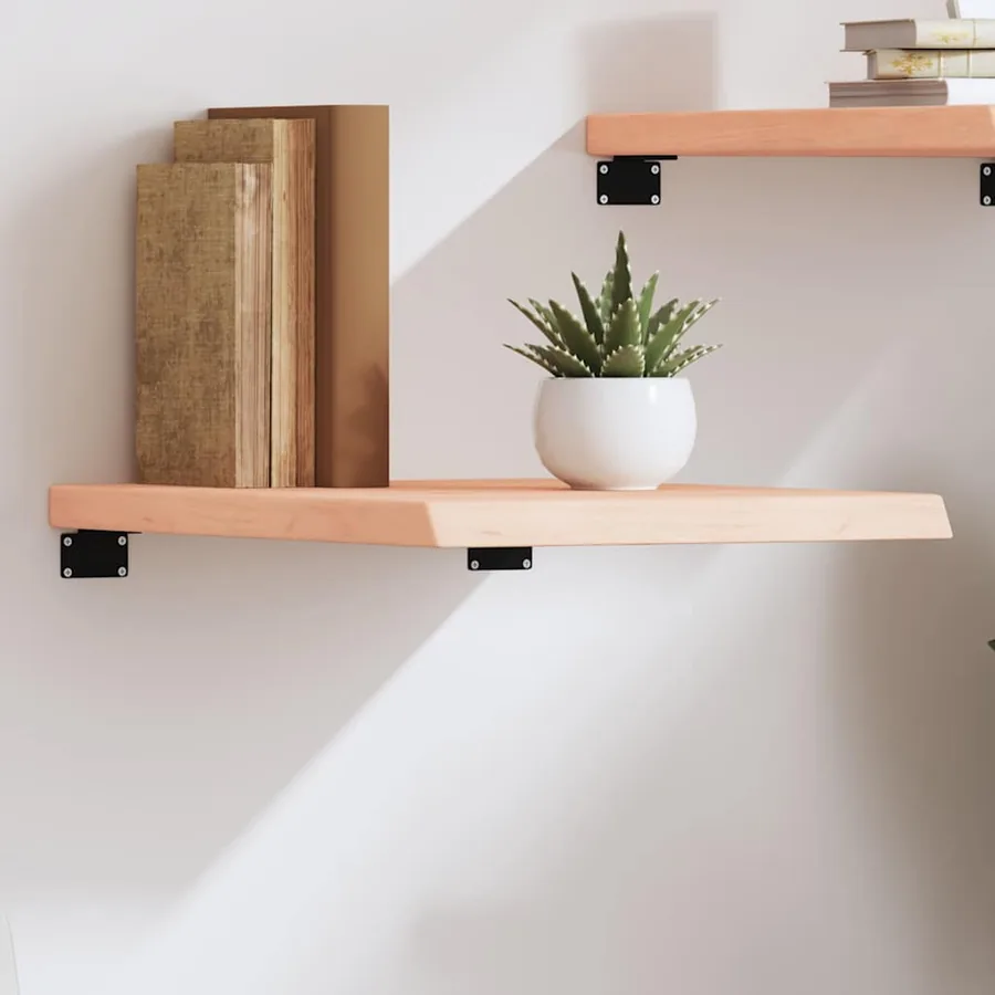 Étagère murale 40x60x(2-4) cm bois de chêne massif non traité