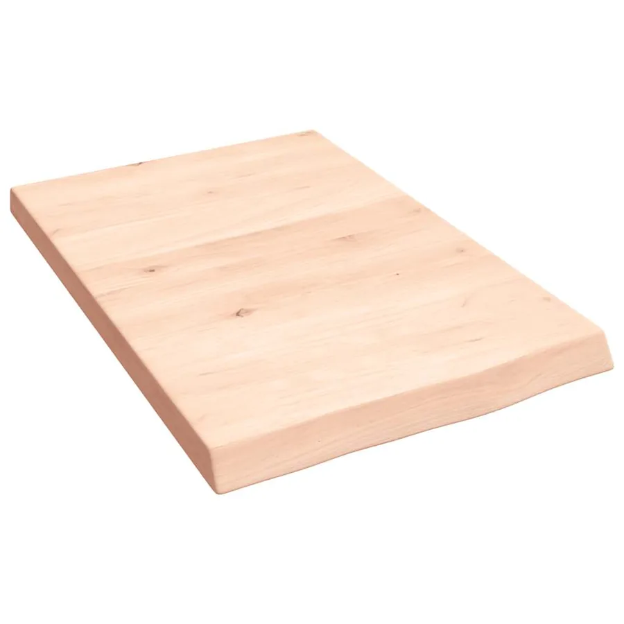 Étagère murale 40x60x(2-4) cm bois de chêne massif non traité - 2
