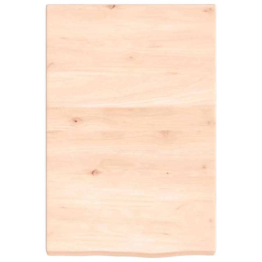 Étagère murale 40x60x(2-4) cm bois de chêne massif non traité - 4