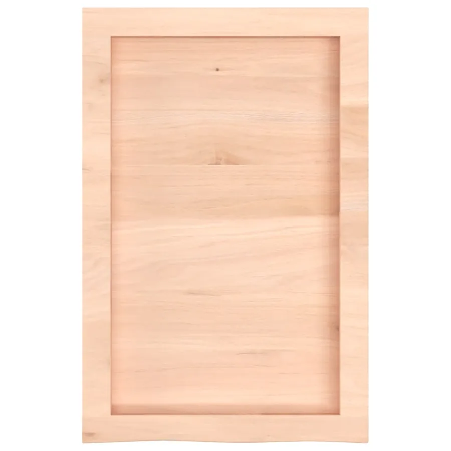 Étagère murale 40x60x(2-4) cm bois de chêne massif non traité - 5