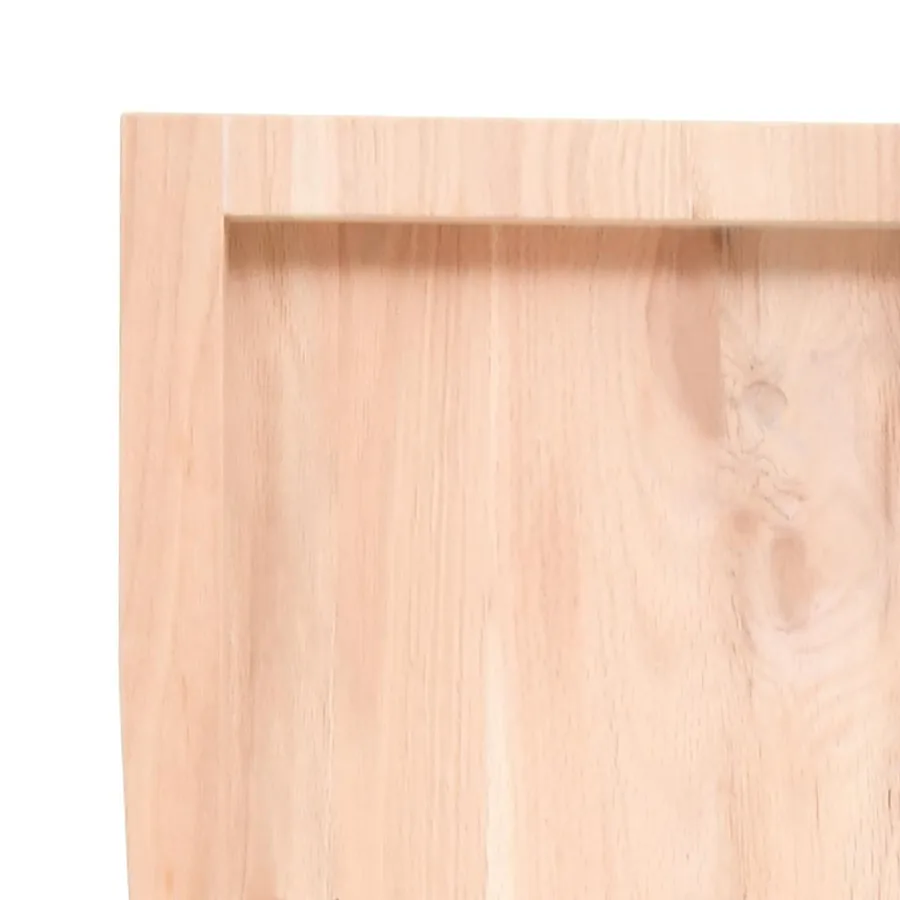 Étagère murale 40x60x(2-4) cm bois de chêne massif non traité - 7