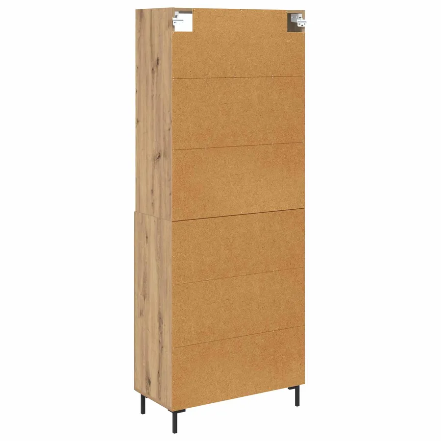 Haut Armoire Chêne artisanal 69,5 x 34 x 180 cm - 10