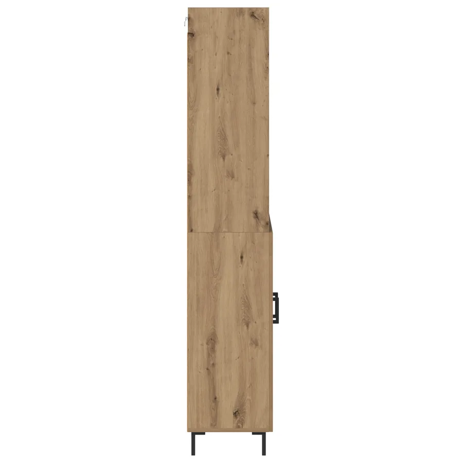 Haut Armoire Chêne artisanal 69,5 x 34 x 180 cm - 9