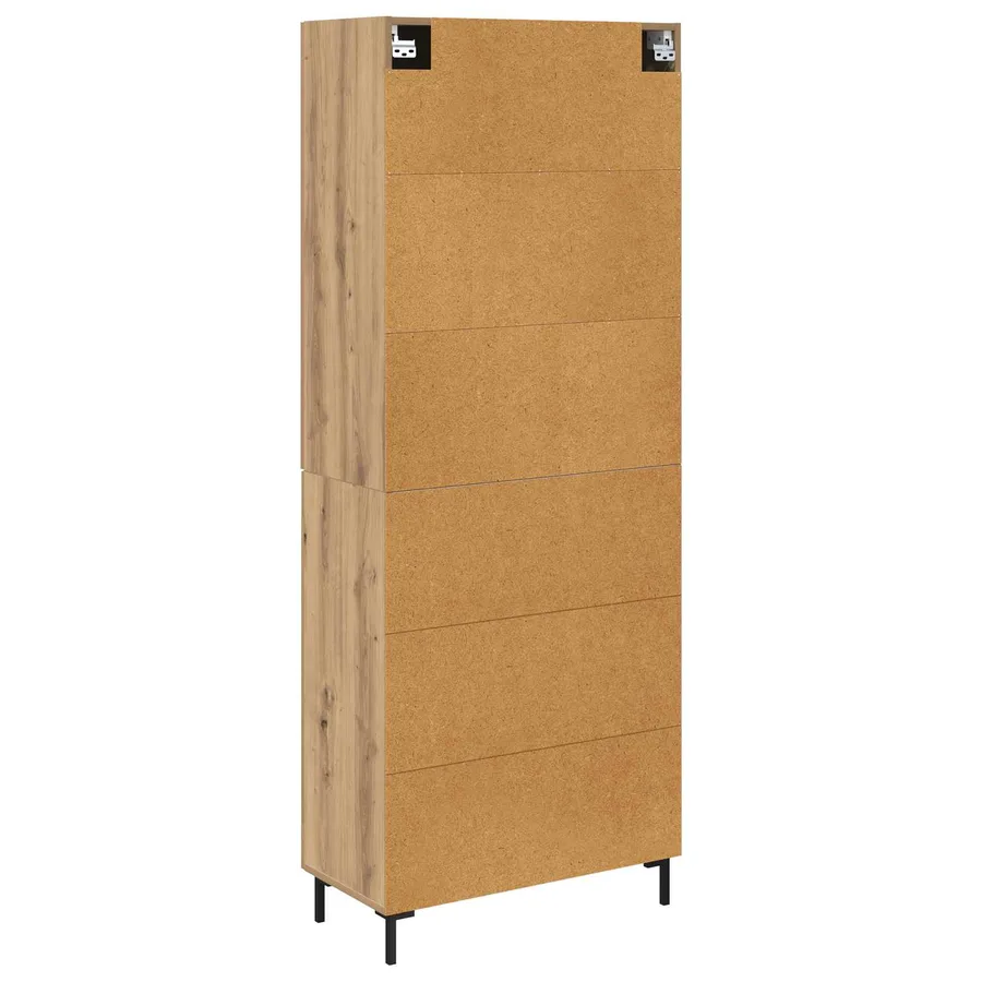 Haut Armoire Chêne artisanal 69,5 x 34 x 180 cm - 10